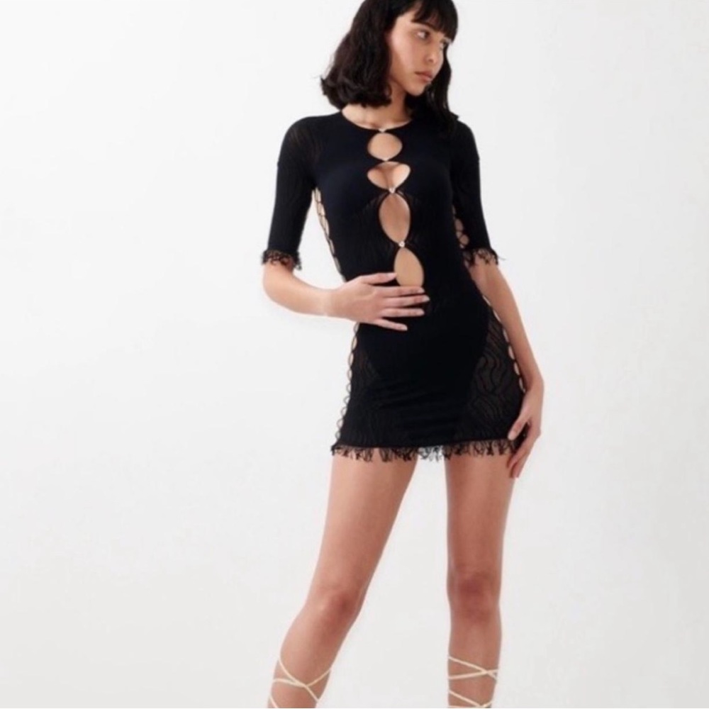 Brand New Black Miranda Poster Girl Dress